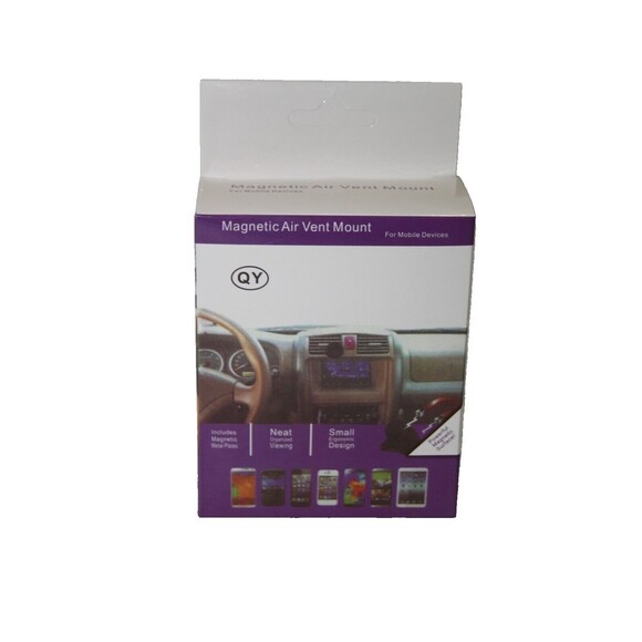 Magnetic Cell Phone Mount Car Air Vent Holder Stand Neat Small Mobile Devices - Picture 4 of 6